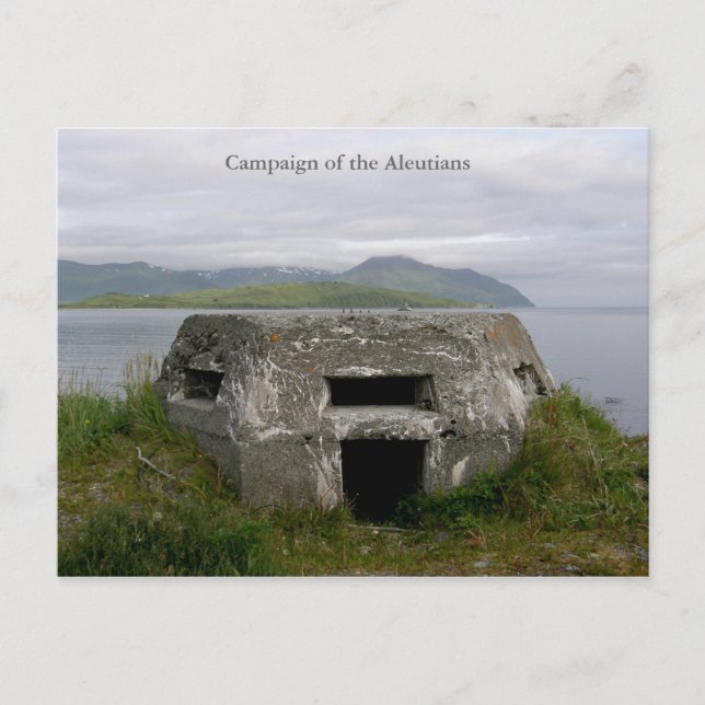 WWII-Säule am Strand, holländischer Hafen, AK Postkarte (Vorderseite)