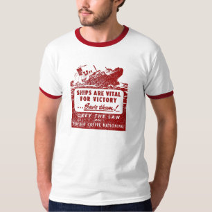WWII Schiffe sind für Sieg wesentlich T-Shirt