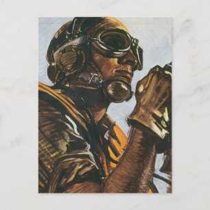 WWII-Schütze Postkarte