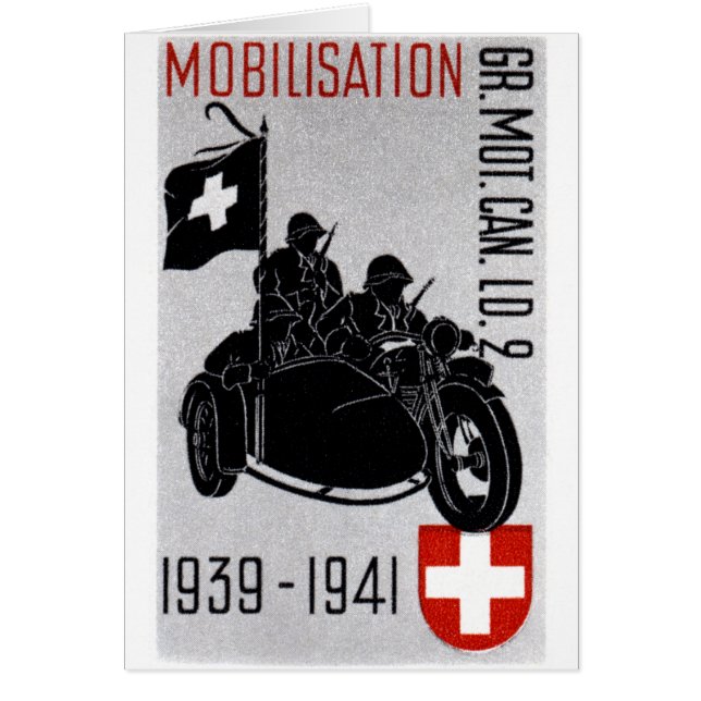 WWII Schweizer überholtes Motorrad (Vorne)