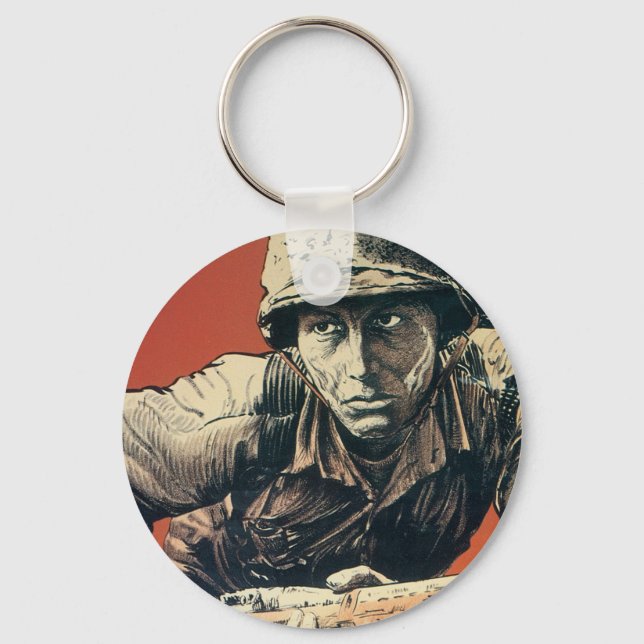 WWII Soldier Schlüsselanhänger (Vorderseite)