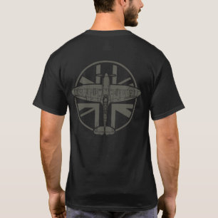 WWII Spitfire RAF 004 Dunkelgrün T-Shirt