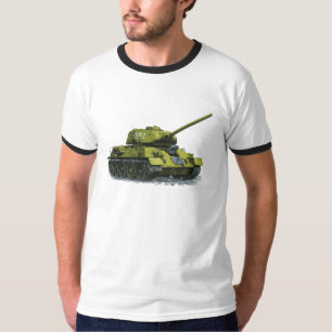 WWII Tank Graphic T - Shirt - Military Style T-Shi