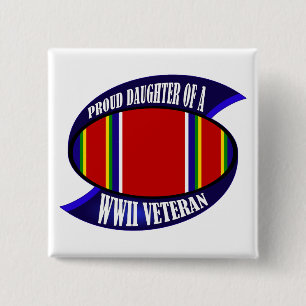 WWII Tierarzt-Tochter Button