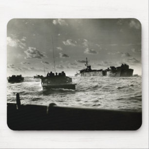 WWII US Marineangriff Iwojima Mousepad