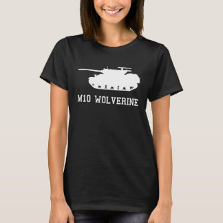 WWII US Tank M10 Wolverine Silhouette