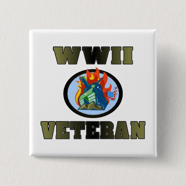 WWII Veteran Button (Vorderseite)