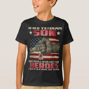 Wwii Veteran Son wurde ich von meinem Helden Fath T-Shirt