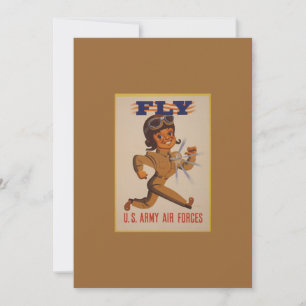 WWII Vintage Poster Einladung