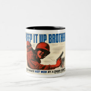 WWII Vintage Poster Tasse