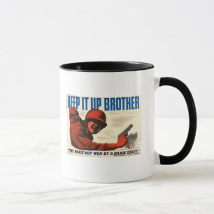 WWII Vintage Poster-Tasse Tasse