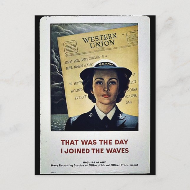 Wwii Women Postkarte (Vorderseite)