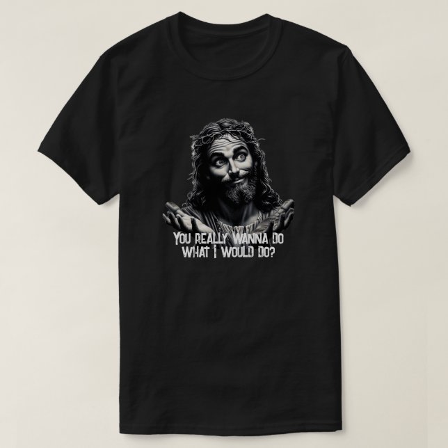 WWJD? T-Shirt (Design vorne)