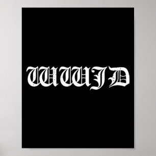 Wwjd was würde Jesus tun inspirierend Poster