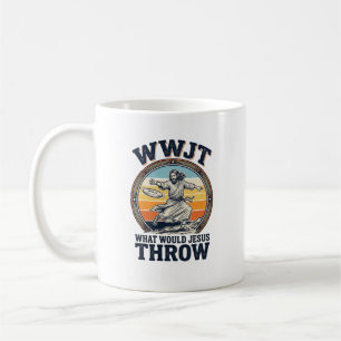 WWJT Was würde Jesus werfen Vintage Disc Shirt_1 Kaffeetasse