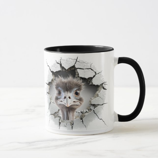 WWU in einer knackigen Mauer Tasse (Rechts)