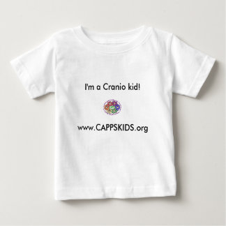 www.CAPPSKIDS.org, bin ich ein Cranio Kind! Baby T-shirt