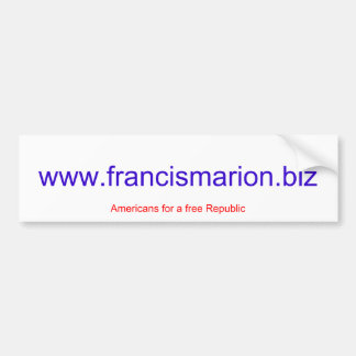 www.francismarion.biz autoaufkleber