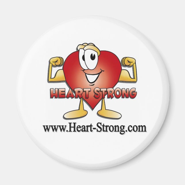 www.Heart-Strong.com Magnet (Vorne)