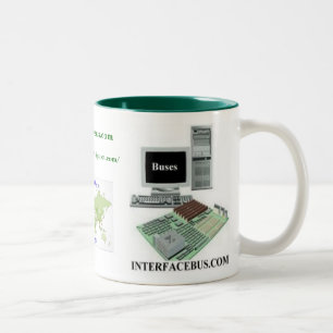 www.interfacebus.com-Kaffee-Tasse Zweifarbige Tasse