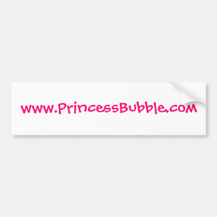 www.PrincessBubble.com Autoaufkleber