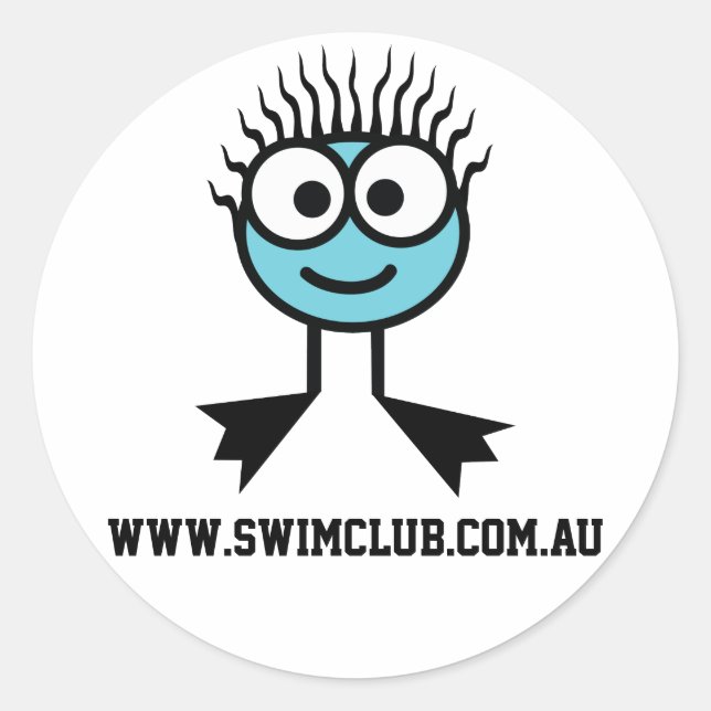 www.swimclub.com.au - BlueCharacter Stickers (Vorderseite)