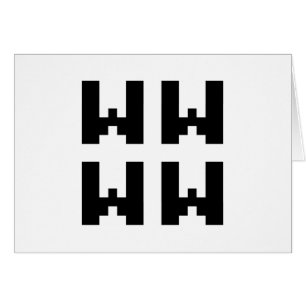 WWWW   LOL Japanese Internet Slang Grußkarte