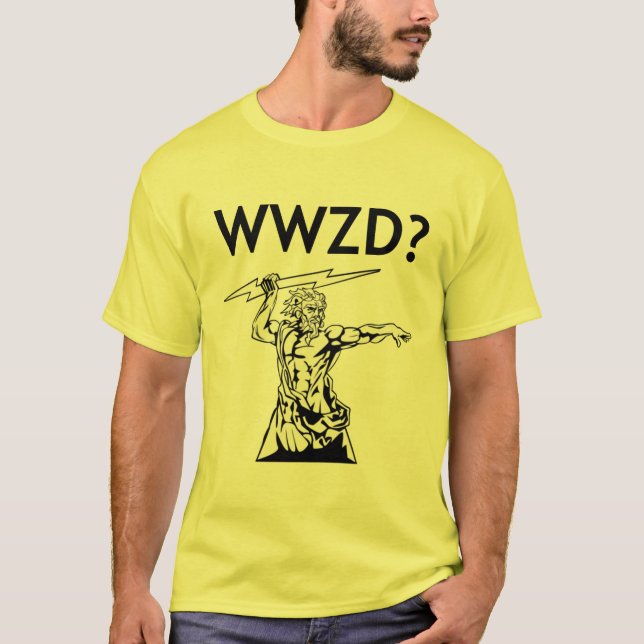 WWZD - Helles T-Stück T-Shirt (Vorderseite)