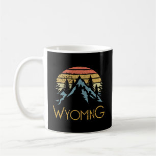 Wy Wyoming Mountains Outdoor Adventure Kaffeetasse