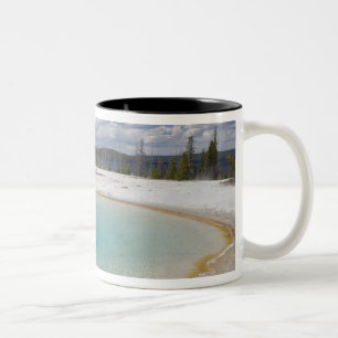 WY, Yellowstone-Nationalpark, West Thumb Geyser Zweifarbige Tasse