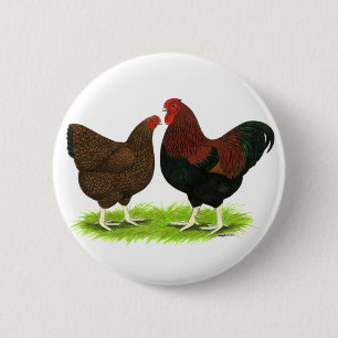 Wyandotte: Rebhuhn-Paare Button