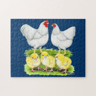 Wyandotte White Chicken Puzzle
