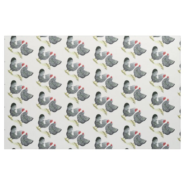 Wyandottes schnürte sich Paare Stoff (Yard (91,4 cm))