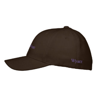 Wyatt bestickter Name, Bestickte Baseballkappe