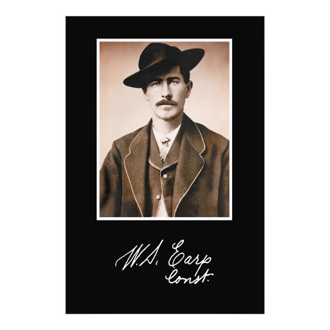 Wyatt Earp Constable in seinem Premierminister Fotodruck (Vorne)
