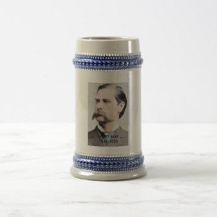 Wyatt Earp Gedenkbier Stein Bierglas