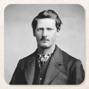 Wyatt Earp: Lawman, Gunfighter, Saloon Keeper Rechteckiger Pappuntersetzer