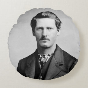 Wyatt Earp: Lawman, Gunfighter, Saloon Keeper Rundes Kissen
