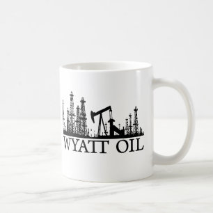 Wyatt Öl/schwarzes Logo Kaffeetasse