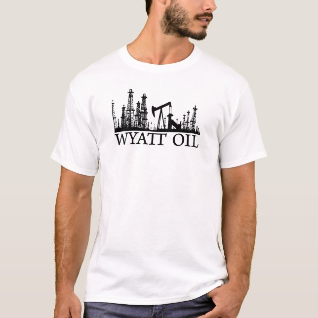 Wyatt Öl (schwarzes Logo) T-Shirt (Vorderseite)