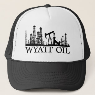 Wyatt Öl/schwarzes Logo Truckerkappe