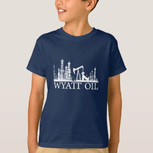 Wyatt Öl/weißes Logo T-Shirt