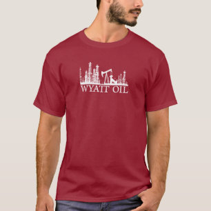 Wyatt Öl/weißes Logo T-Shirt