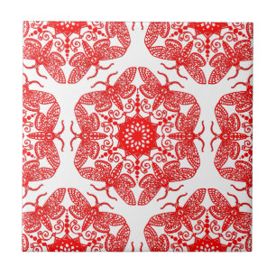 Wycinanka Motten-Muster Fliese