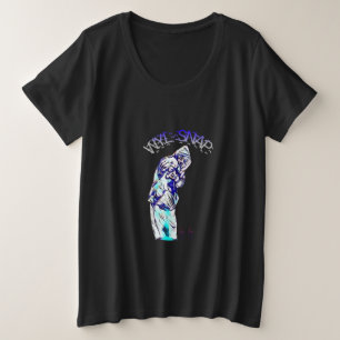 Wyl Snap Große Größe T-Shirt