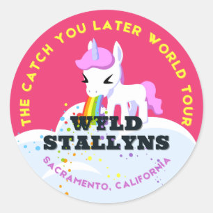 Wyld Stallyns: The Catch You Later World Tour  Runder Aufkleber