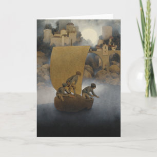 Wynken, Blynken und Nod Karte