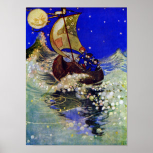 Wynken Blynken und Nod Poster