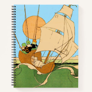 Wynken, Blynken und Nod print Notizbuch