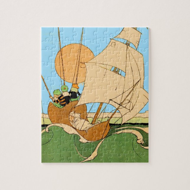 Wynken, Blynken und Nod Puzzle (Vertikal)